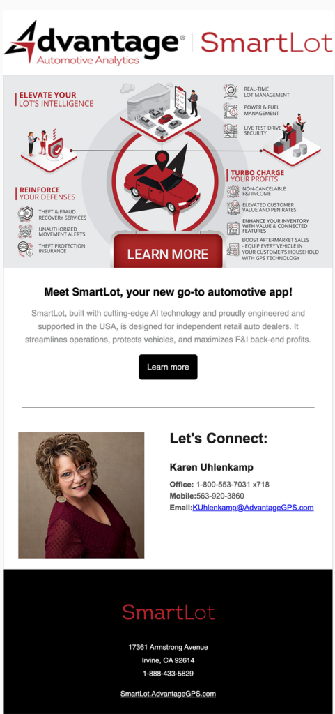 Adv 2 Email - Advantage GPS - Tutor Interactive Design