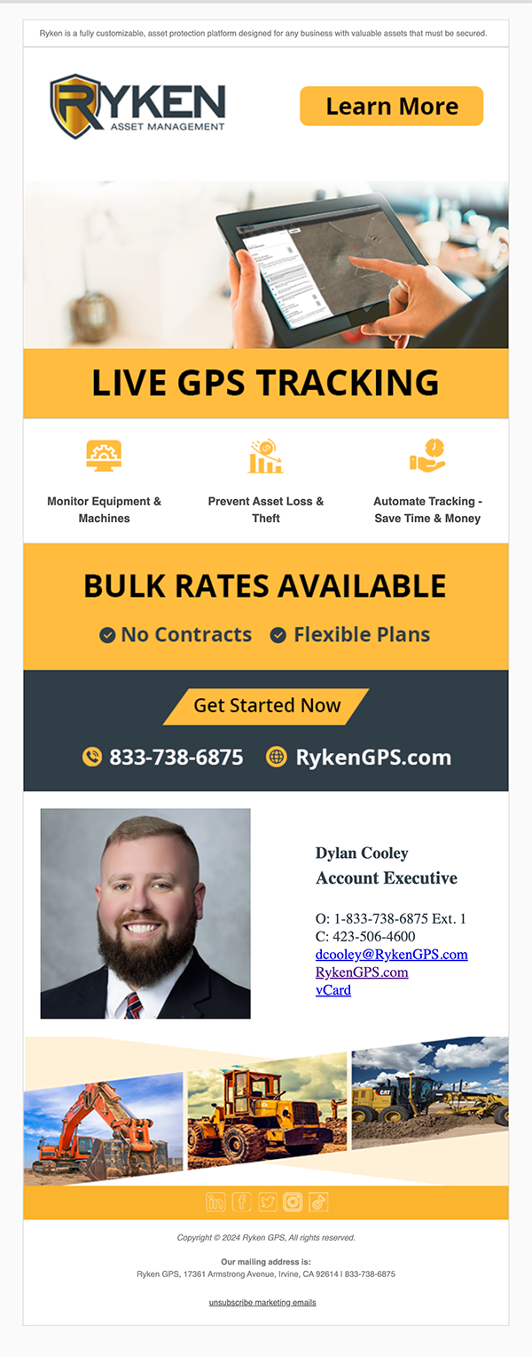 Facebook Email - Ryken GPS - Tutor Interactive Design