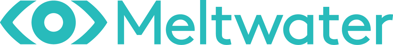 meltwater logo blue landscape